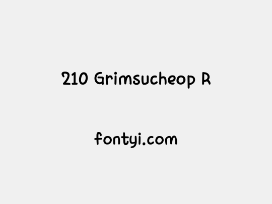 210 Grimsucheop R