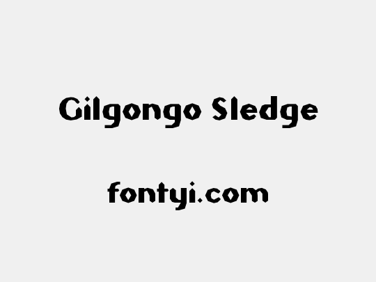 Gilgongo Sledge