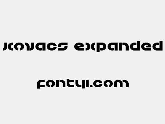 Kovacs Expanded
