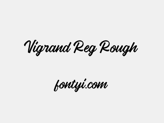 Vigrand Reg Rough