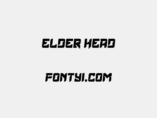 Elder Head