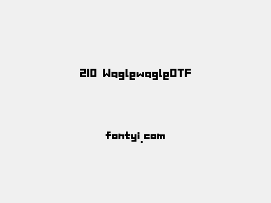 210 WaglewagleOTF