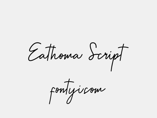 Eathoma Script