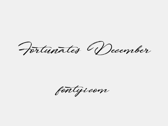 Fortunates December