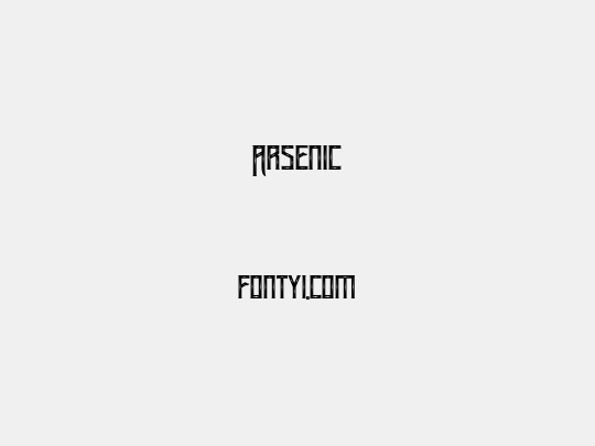 Arsenic