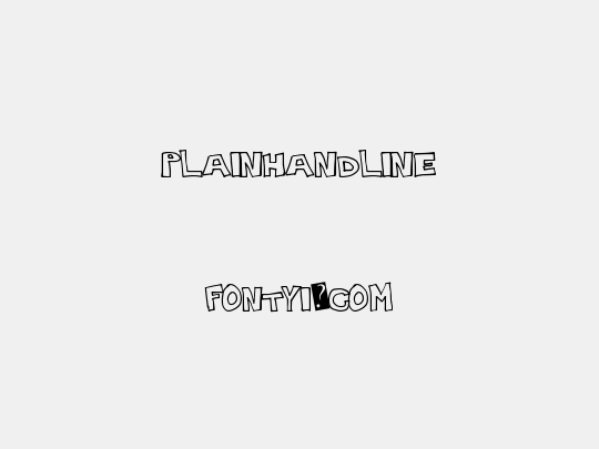 PlainHandline