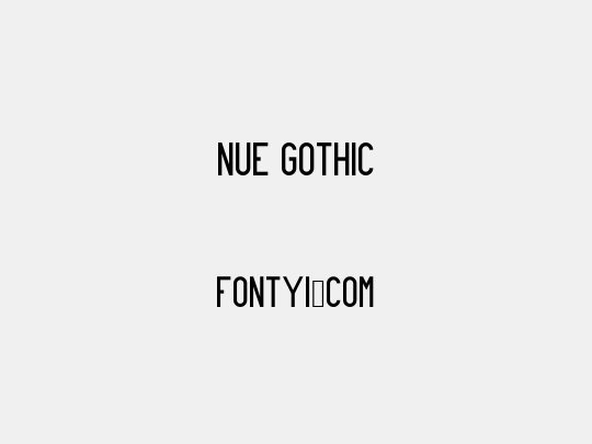 Nue Gothic