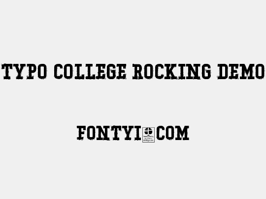 Typo College Rocking Demo