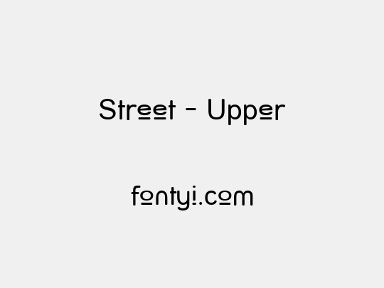 Street - Upper