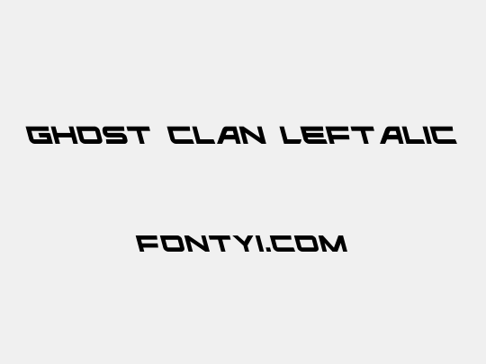 Ghost Clan Leftalic