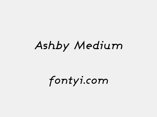 Ashby Medium