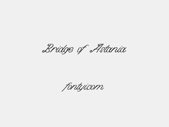 Bridge of Astania
