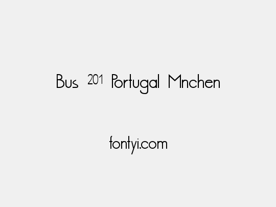 Bus 201 Portugal Mnchen