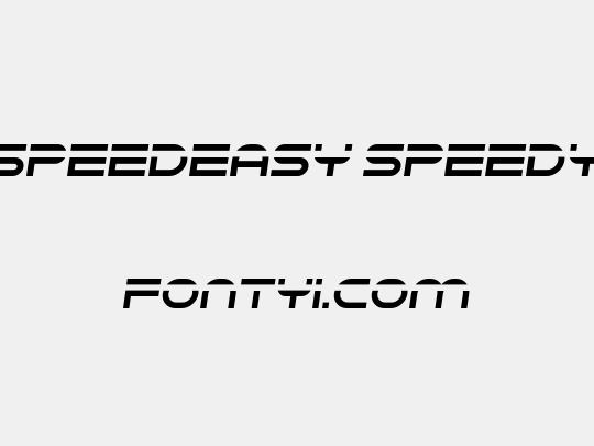 Speedeasy Speedy