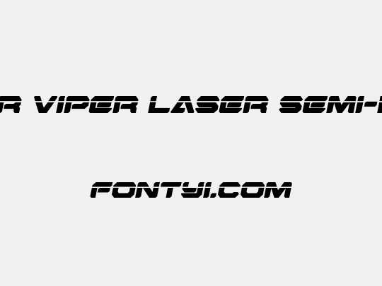 Hyper Viper Laser Semi-Italic