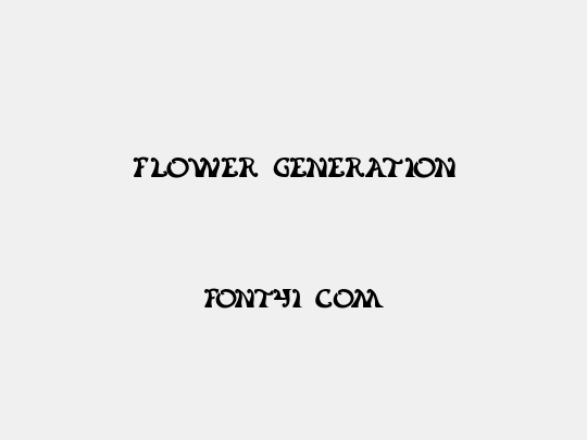 flower generation