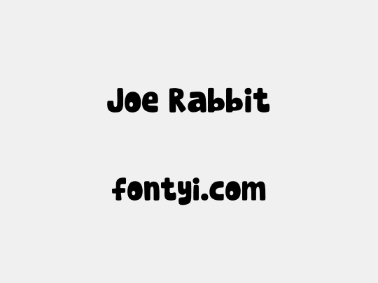 Joe Rabbit