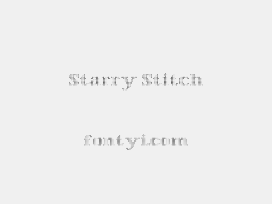 Starry Stitch