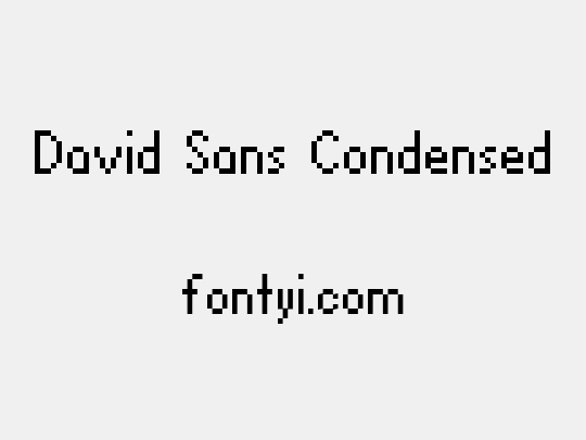 David Sans Condensed