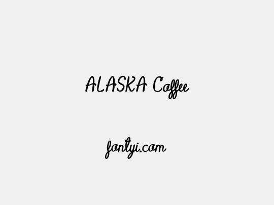 ALASKA Coffee