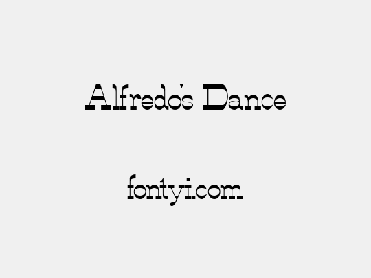Alfredo's Dance