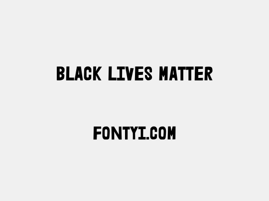 Black Lives Matter