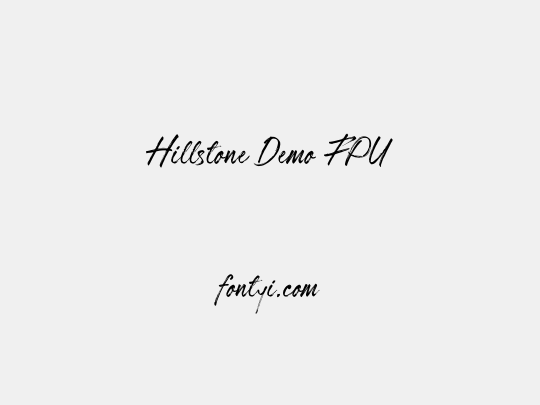 Hillstone Demo FPU