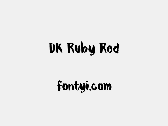DK Ruby Red
