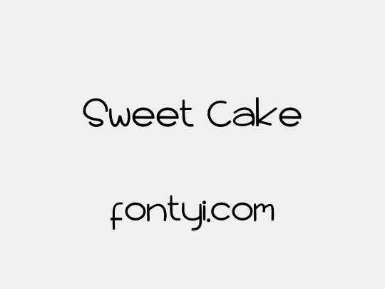 Sweet Cake