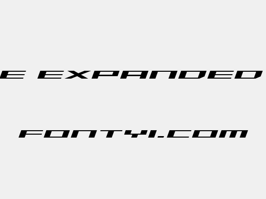 Trireme Expanded Italic
