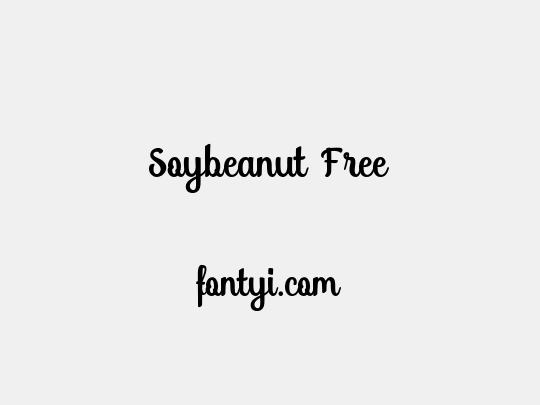 Soybeanut Free