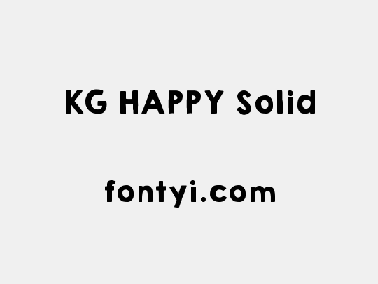 KG HAPPY Solid