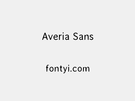Averia Sans
