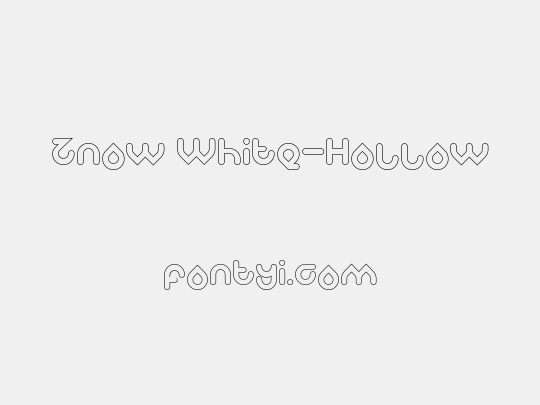 Znow White-Hollow