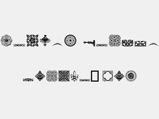 Medieval Dingbats