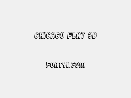 Chicago Flat 3D