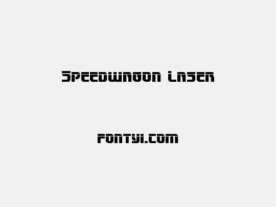 Speedwagon Laser