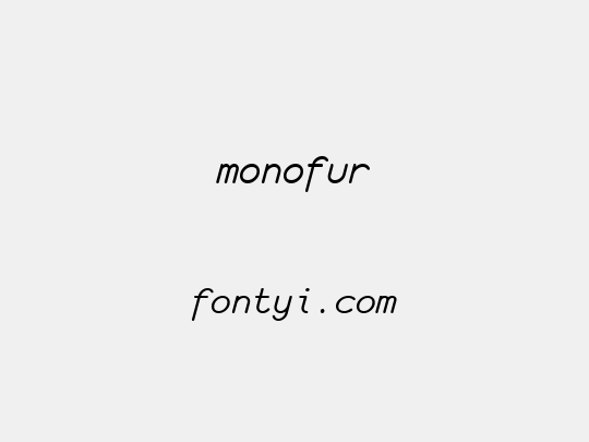 monofur