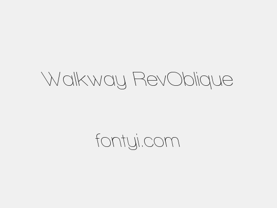 Walkway RevOblique