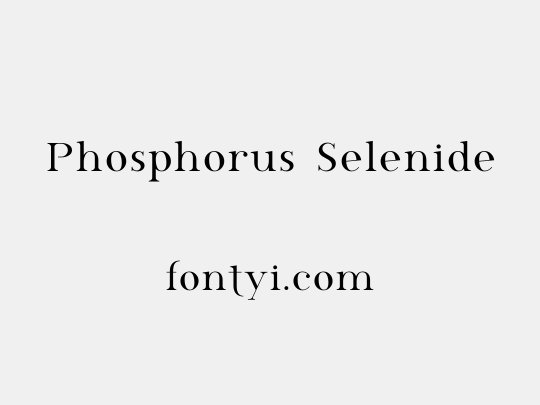 Phosphorus Selenide