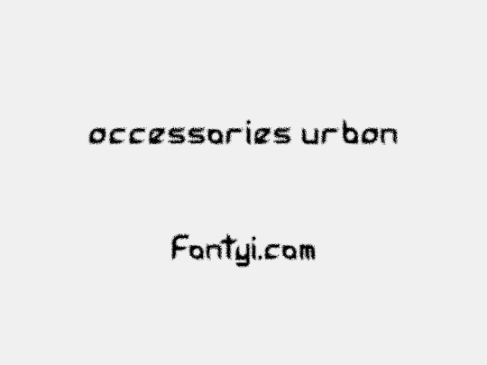 accessories urban