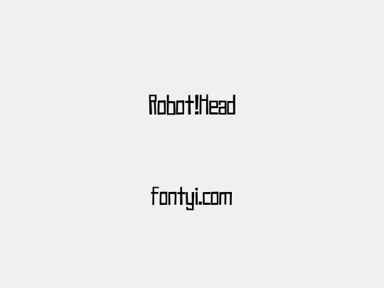 Robot!Head