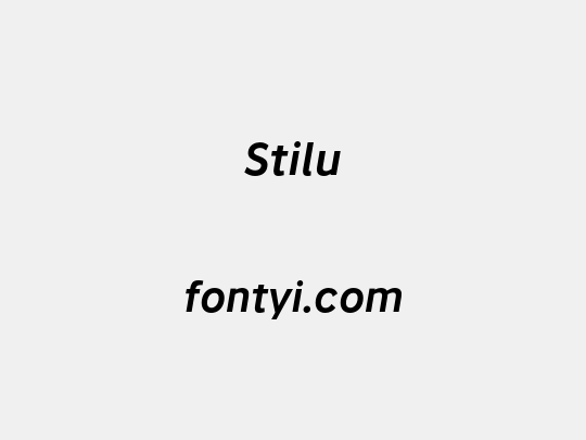Stilu
