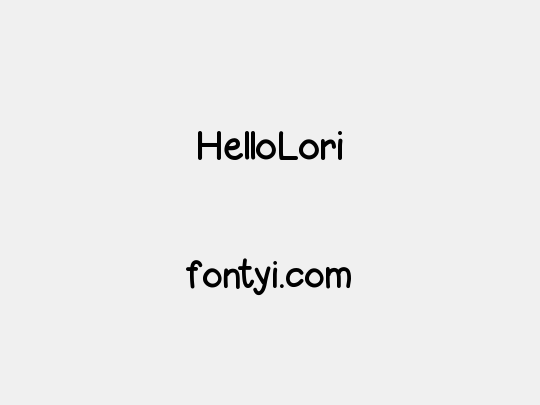HelloLori