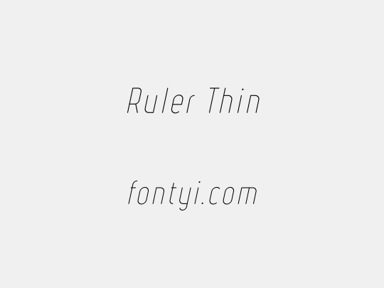 Ruler Thin