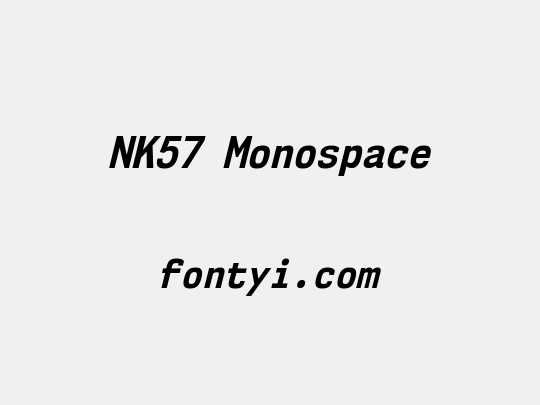 NK57 Monospace