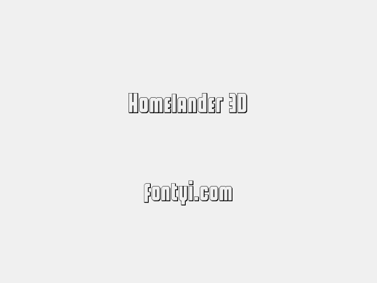 Homelander 3D