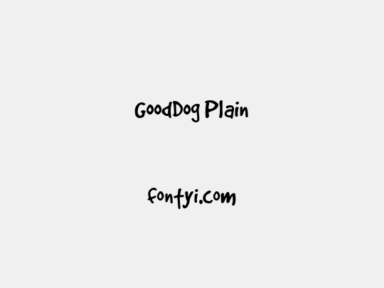 GoodDog Plain