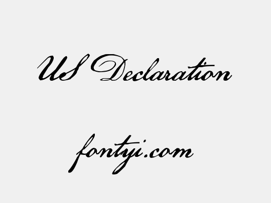 US Declaration