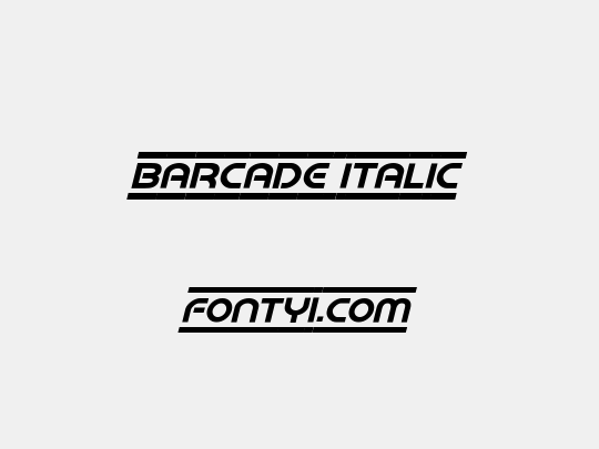 Barcade Italic